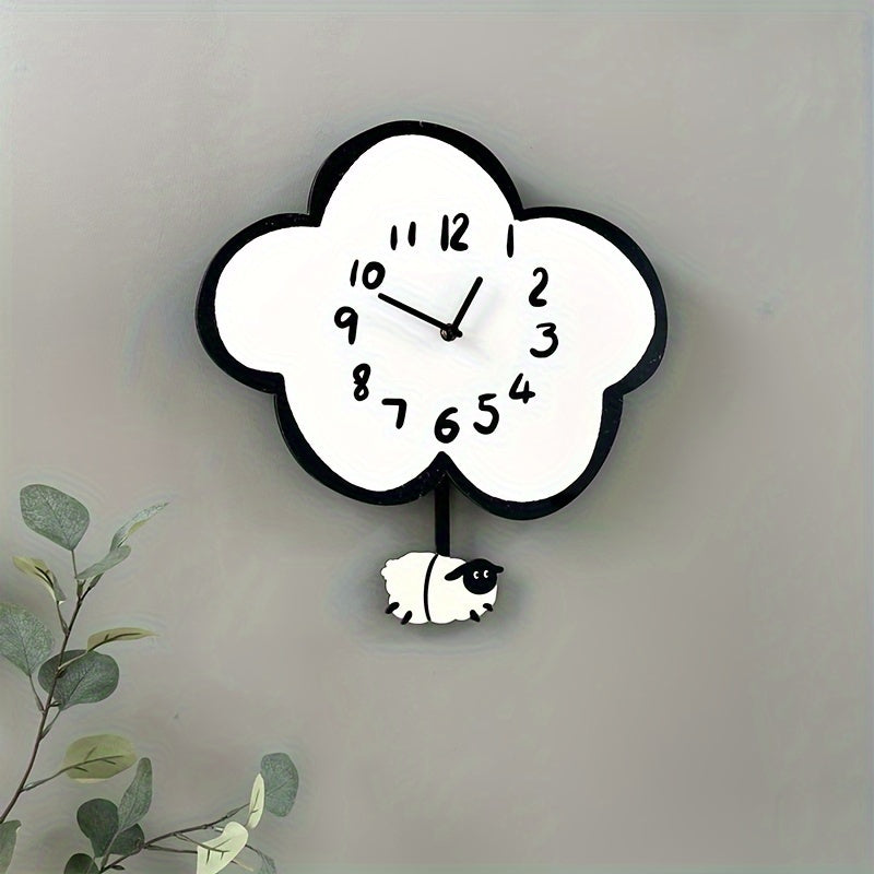 Horloge murale en acrylique, irrégulière, silencieuse, sans tic-tac