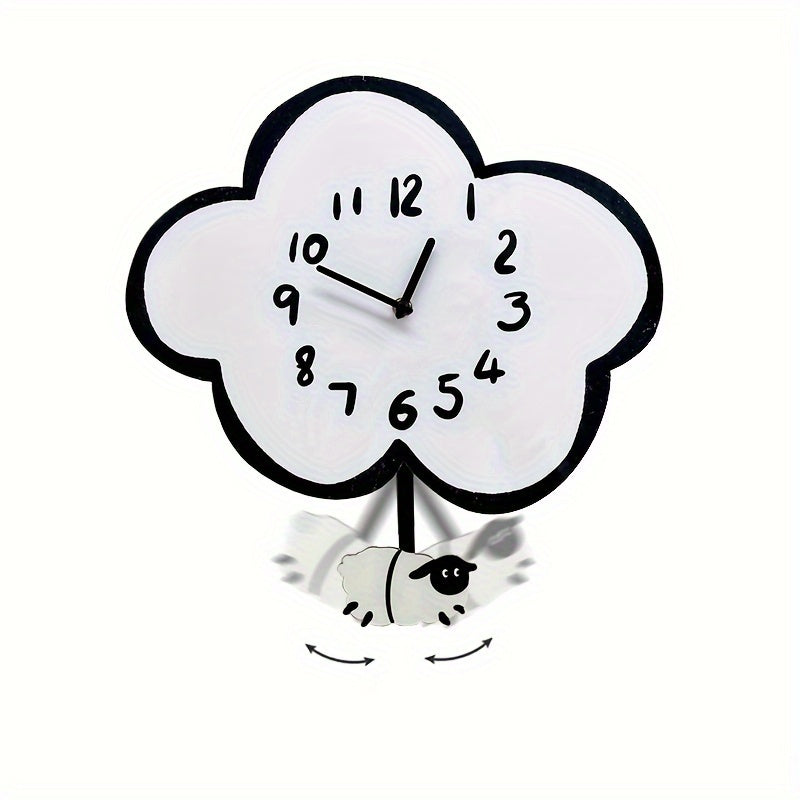 Horloge murale en acrylique, irrégulière, silencieuse, sans tic-tac, forme irrégulière