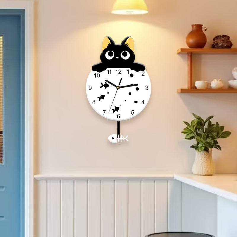 Horloge murale en acrylique, irrégulière, silencieuse, sans tic-tac, détail de la finition