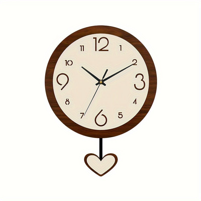 Horloge murale en acrylique, ronde, autre angle
