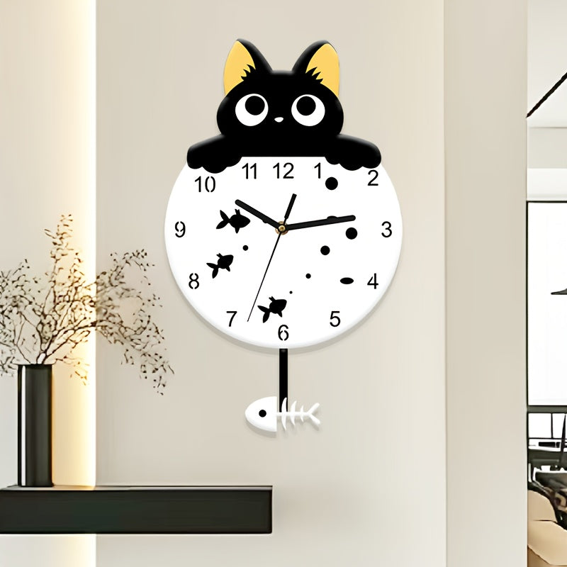 Horloge murale en acrylique, irrégulière, silencieuse, sans tic-tac