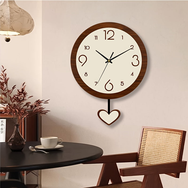 Horloge murale en acrylique, ronde
