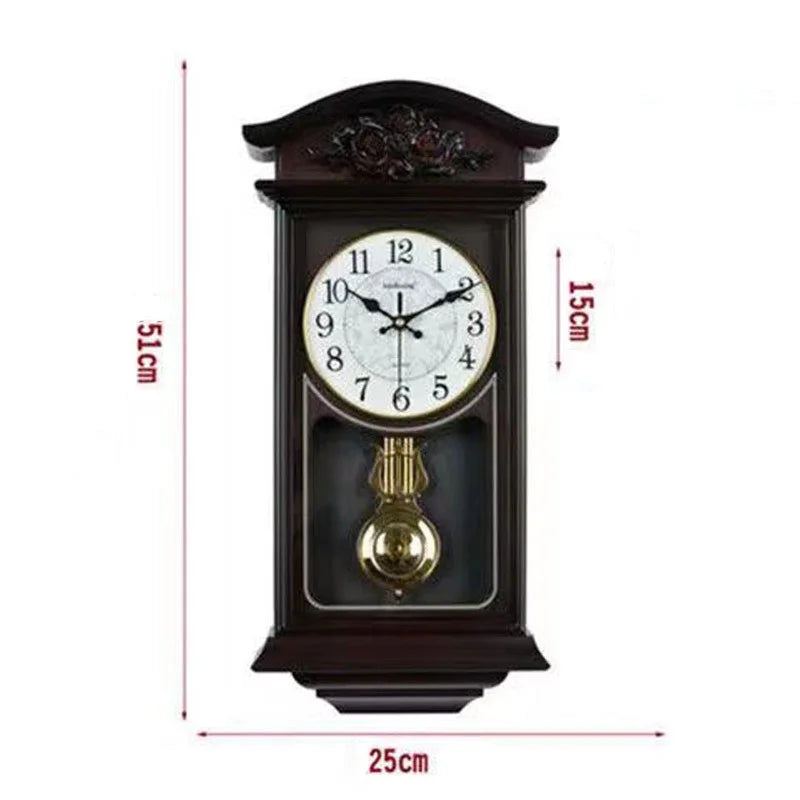 horloge murale-noir