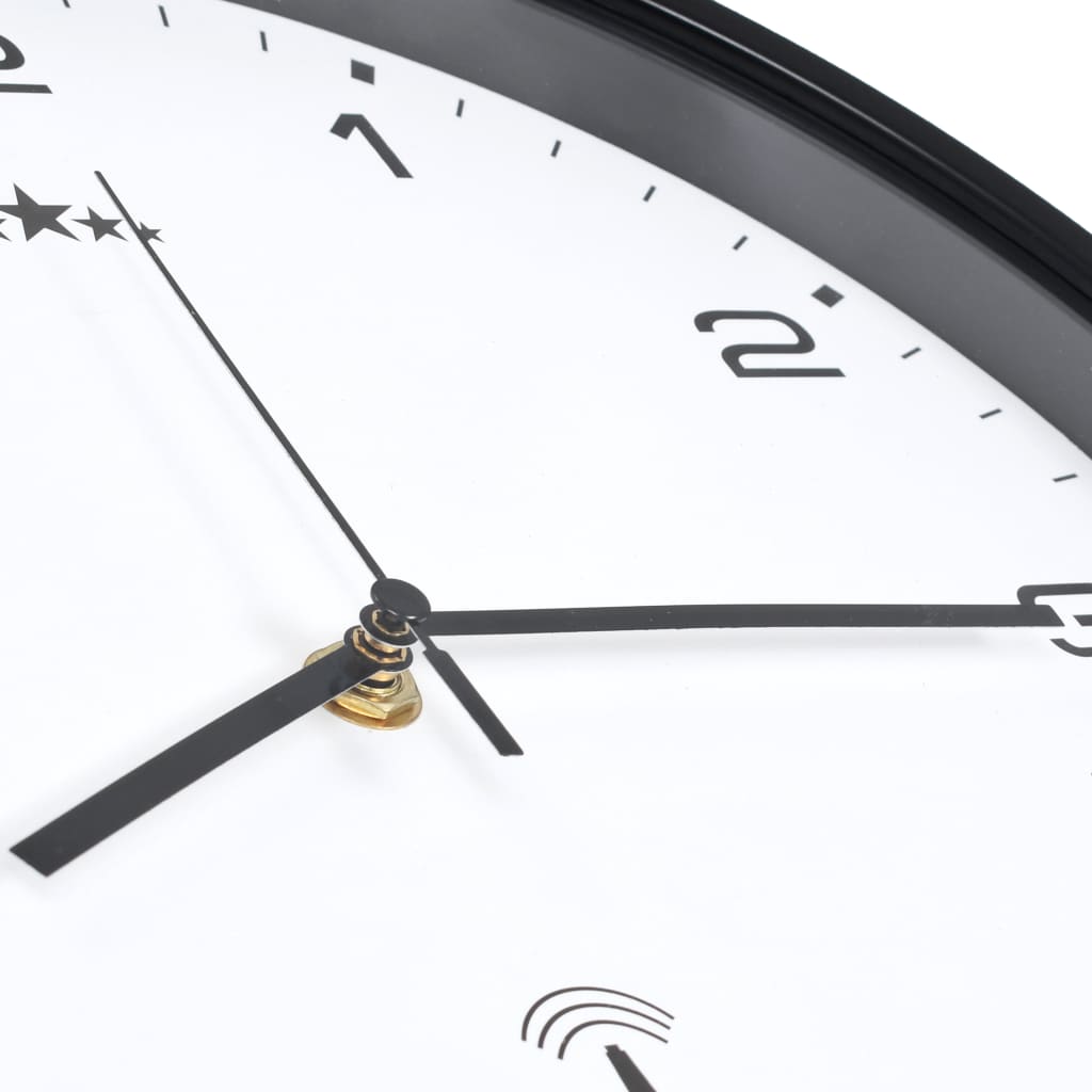 Horloge murale radio-pilotée ronde, trois finitions au choix