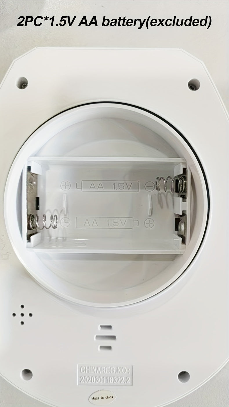 Horloge murale de salle de bain — Minuteur et thermomètre