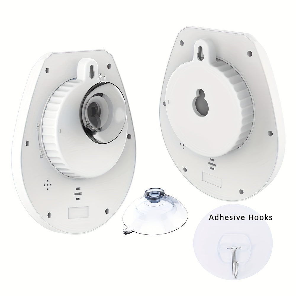 Horloge murale de salle de bain — Minuteur et thermomètre